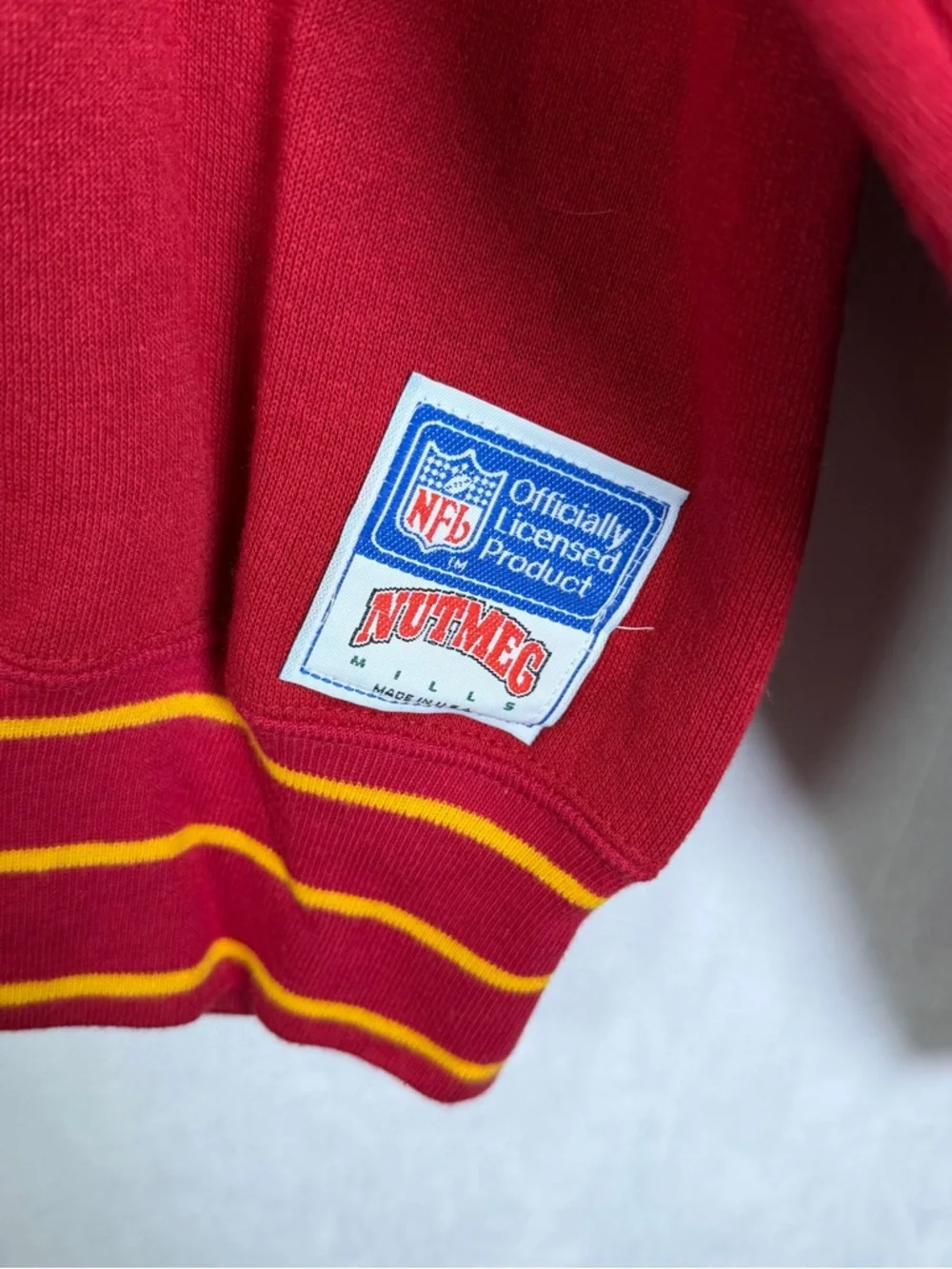 Vintage 90s Washington Redskins Nutmeg Mills NFL Sweatshirt Men XL Made USA